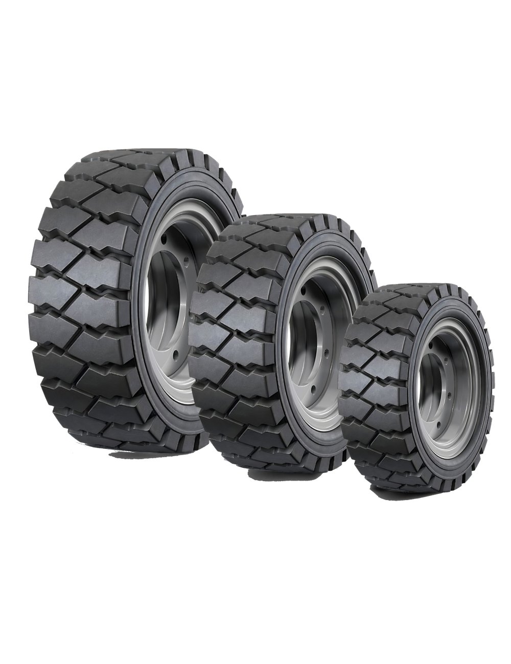 SİYAH DOLGU FORKLİFT LASTİĞİ 23*10-12